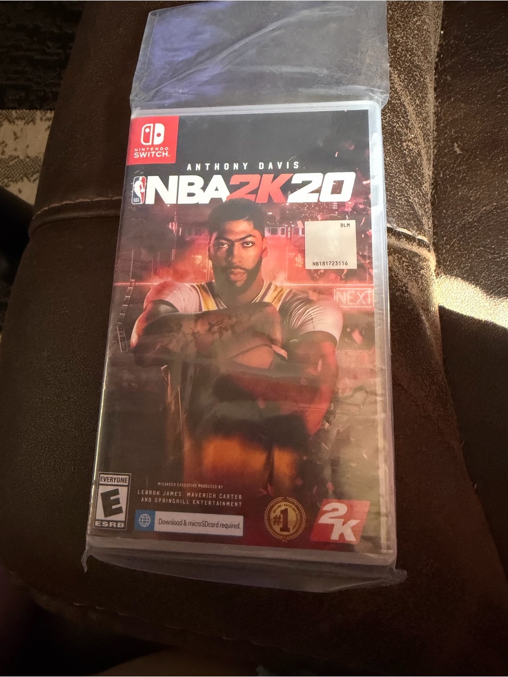 NEW ANTHONY DAVIS NBA 2K20
FOR:NINTENDO SWITCH